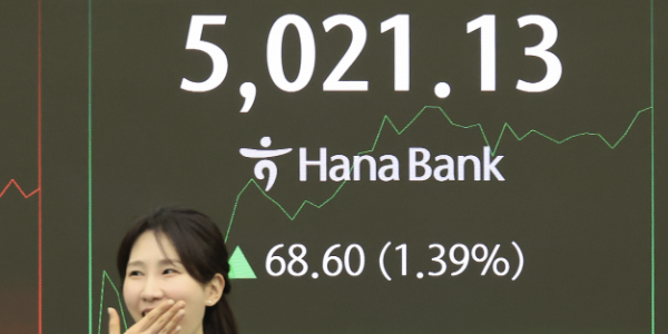 코스피 장중 5020선 위로 오르며 또 사상 최고치', 원/달러 환율 1465원 출발 
