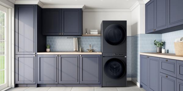 삼성전자 결합형 세탁건조기 '비스포크 AI 원바디', 해외 매체서 호평