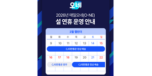 CJ대한통운 설 맞아 4주간 특별운송체제 돌입, 개인택배 발송 제한도 없애