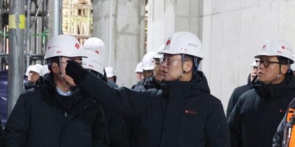 오일근 롯데건설 '동절기 현장점검 릴레이 캠페인', 겨울철 안전사고 예방 동참