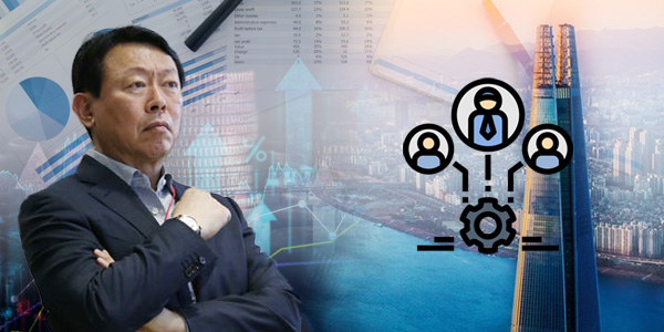 [코스피 5천 그늘②] 롯데그룹 주주 흥돋는 카드 안 보인다, 신동빈 유통·화학 계열사 '시장 소외'에 속앓이 