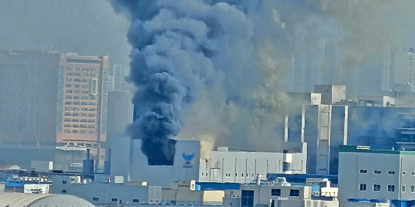경기 시흥 SPC삼립 시화공장 화재, 소방당국 대응 1단계 발령 후 진화작업