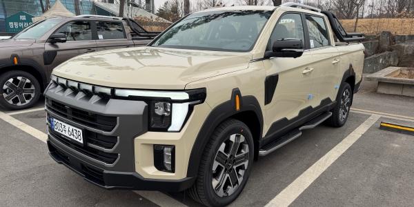 [시승기] KGM 신형 픽업트럭 '무쏘', 가솔린 '편안한 승차감' VS 디젤 '트럭 주행 감성'