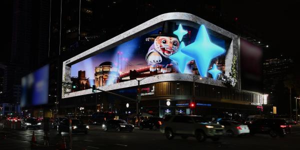 삼성전자, '언팩' 앞두고 세계 주요 명소서 '갤럭시 AI' 3D 옥외광고로 진행