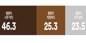 [여론조사꽃] 윤석열 무기징역, '적다' 46.3% '적정' 25.3% '많다' 23.5%