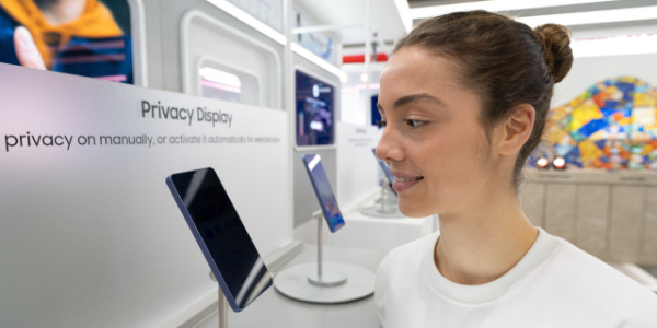 삼성디스플레이 '사생활 보호' OLED로 기술력 증명, <a href='https://www.businesspost.co.kr/BP?command=article_view&num=390918' class='human_link' style='text-decoration:underline' target='_blank'>이청</a> 애플 대량 공급 이끌어낼까 