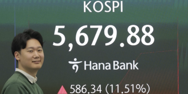 코스피 코스닥 장중 11%대 급등, 장 초반 '매수 사이드카'도 발동