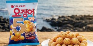 오리온 '오징어땅콩' 50주년 맞아 포장 새단장, '원조 브랜드' 이미지 강조