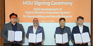 한화 3사, 이탈리아 선급과 '배터리 하이브리드 선박' 공동 개발 MOU 체결