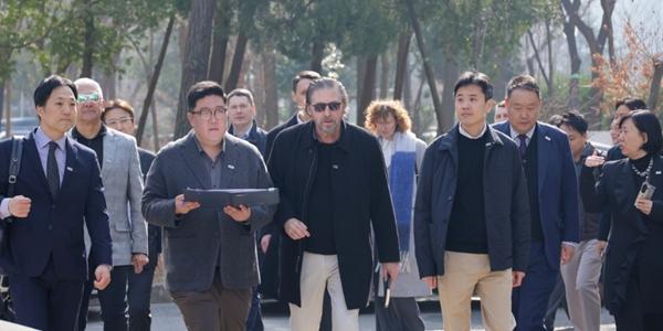 DL이앤씨 아르카디스와 압구정5구역 현장 방문, 