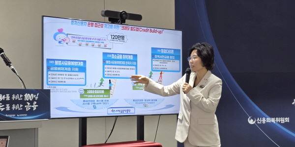 [현장] 김은경 서민금융진흥원 '보폭 확대' 방향은? "금융기본권 실현 위해 신용회복위와 통합 가능"