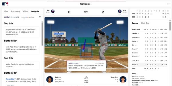 구글-MLB, 제미나이 기반 실시간 야구 전문 해설 서비스 출시