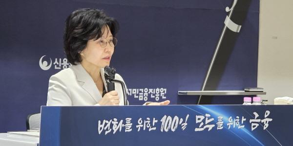 [현장] 김은경 서민금융진흥원 '보폭 확대' 방향은? 