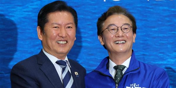 부산 찾은 정청래 