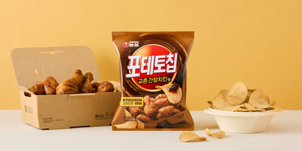 농심, 포테토칩 교촌간장치킨맛 출시 1달 만에 200만 봉 판매