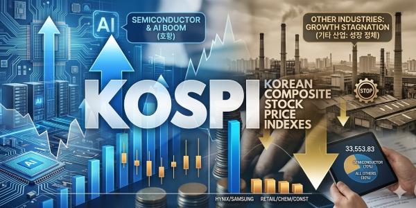 반도체 걷어내면 국내 기업 '마이너스 성장', 슈퍼사이클에 가려진 K경제 '민낯' 커지는 우려  