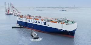 현대글로비스 세계 최대 자동차 운반선 도입, 축구장 28개 크기에 1만800대 선적 가능