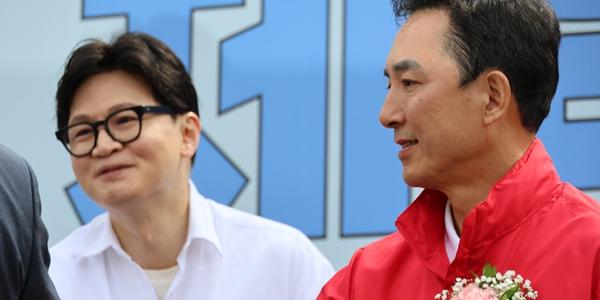 부산 북구갑 '3자 구도' 속 최대 격전지 부상, 하정우 변수에 '2위 경쟁'에 관심 집중