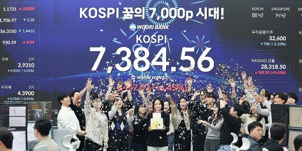 '풍선 들고 꽃가루 뿌리고', 증시 활황에 4대 은행 딜링룸 홍보 경쟁도 치열