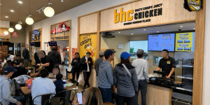 bhc, 미국 아시안 슈퍼마켓 체인 'H마트' 샌프란시스코 지점 푸드코트에 입점
