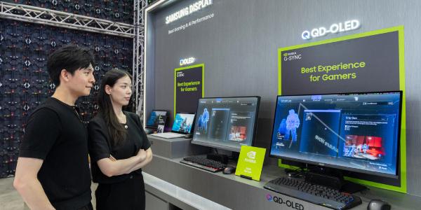 삼성디스플레이, 엔비디아와 손잡고 대만서 OLED 게이밍 화질 입증
