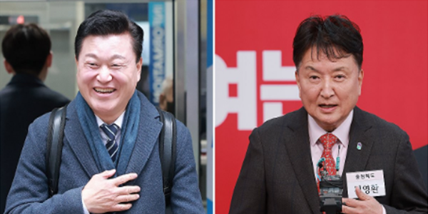 [6·3 선거 출구조사/충북지사] 민주당 신용한 56.2% vs 국힘 김영환 43.8%, 12.4%p 차이
