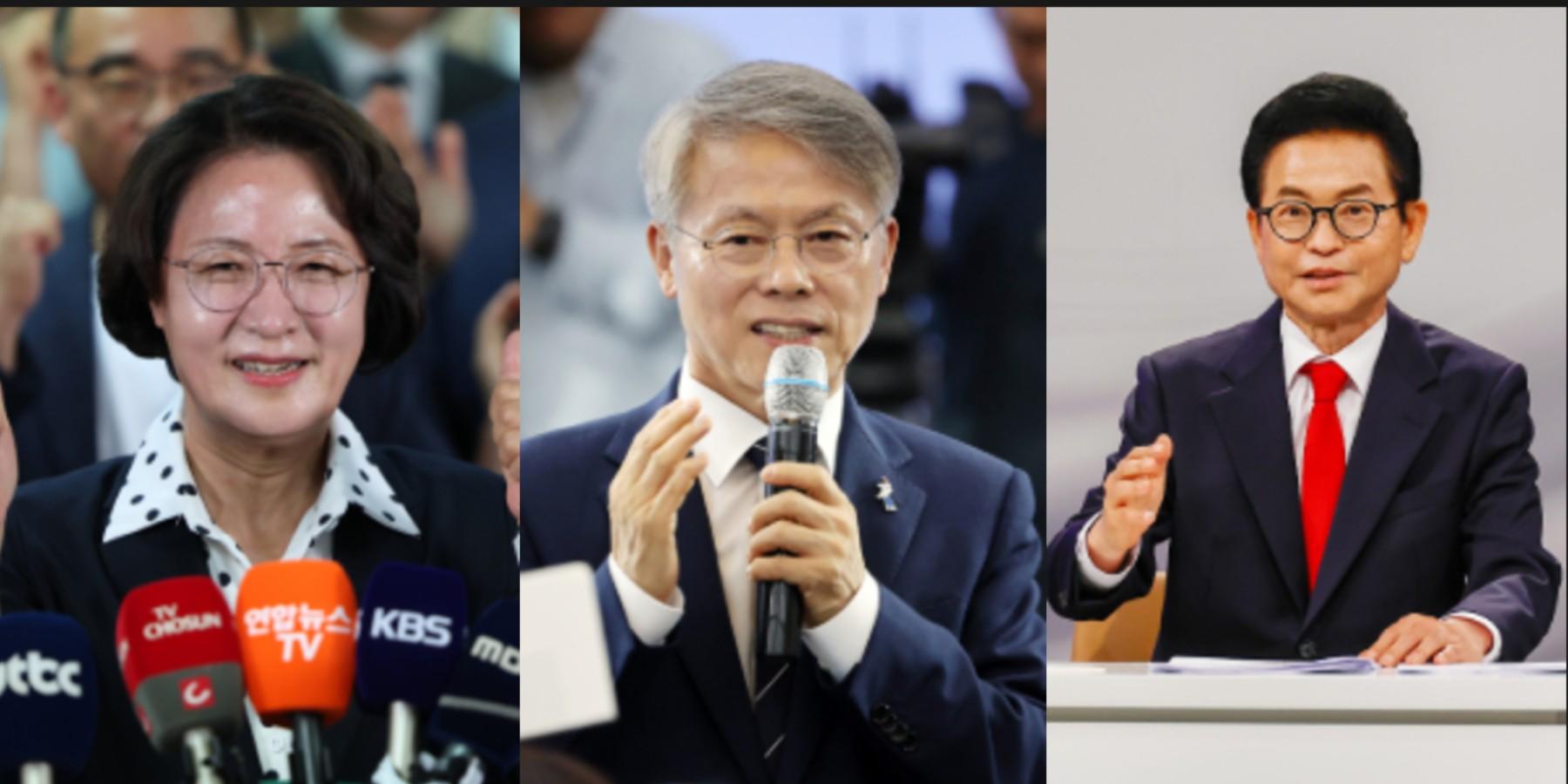 6·3 지방선거 민주 광역 9곳 확실·유력, 서울·대구·부산·경남 등 계속 접전