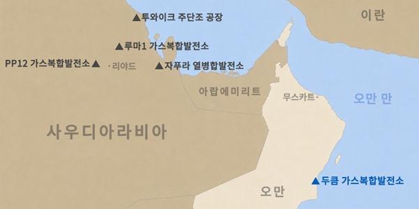 두산에너빌리티, 5300억 규모 오만 두큼 가스복합발전소 건설공사 수주