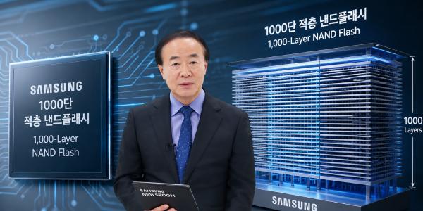 삼성전자 신소재와 접합기술로 '1천단 낸드' 시대 예고, 전영현 적층 초격차로 낸드 1위 수성 나서 