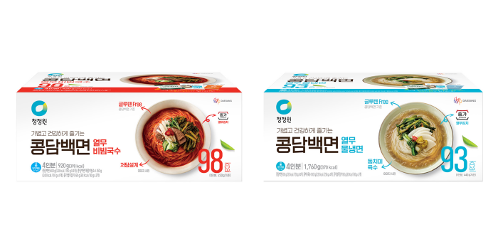 대상 청정원 '콩담백면 열무비빔국수·열무물냉면', 코스트코 전용 신제품 출시