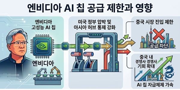 엔비디아 AI반도체의 중국 '우회 수출'도 막는다, 미국 정부 압박에 젠슨 황 고민 커져
