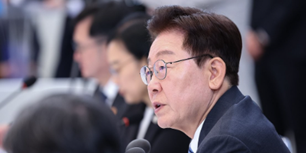 [조원씨앤아이] 이재명 긍정평가 더 높아 '데드크로스 역전', 지지도 민주당 44.0% 국힘 37.2%