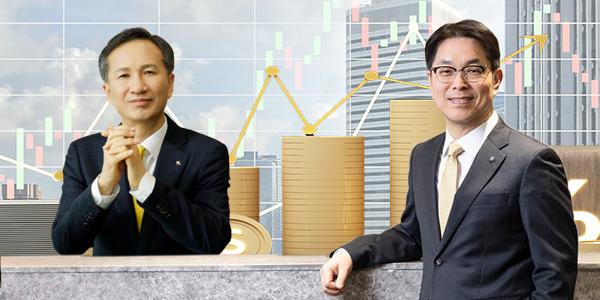 정문철-KB라이프 천상영-신한라이프 건전성 성과, 금융그룹 시너지 기반 나란히 다진다