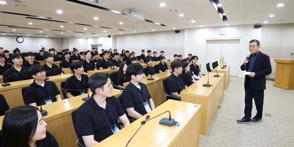 대우건설 대표 김보현 하반기 신입사원 만나, 