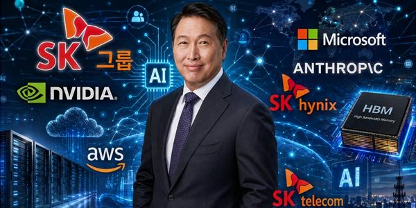 [AI 뭉쳐야 산다④] SK그룹 빅테크들과 잇단 동맹, 최태원 HBM에서 데이터센터까지 AI 영토 확장