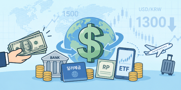 [박혜린 기자의 내돈내굴] '환율 1300원 시대' 달러화 담아볼까, 3년 평균 가격 보고 분할 매수 고려를