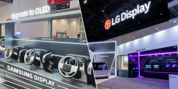 차량용 디스플레이 시장도 중국이 LCD로 장악, 삼성·LG디스플레이 'OLED'로 반전 노린다