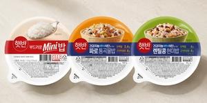 CJ제일제당, 110g 소용량 백미 즉석밥 '햇반 부드러운 미니밥' 출시