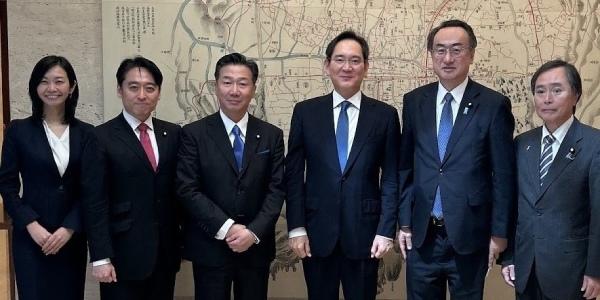 삼성전자 회장 이재용, 방한 중인 일본 참의원 대표단과 협력 논의