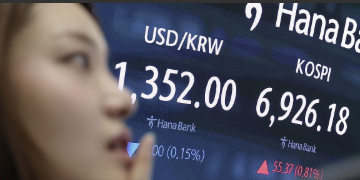 코스피 AI 우려 완화에 장중 1%대 상승해 6920선, 코스닥도 소폭 반등