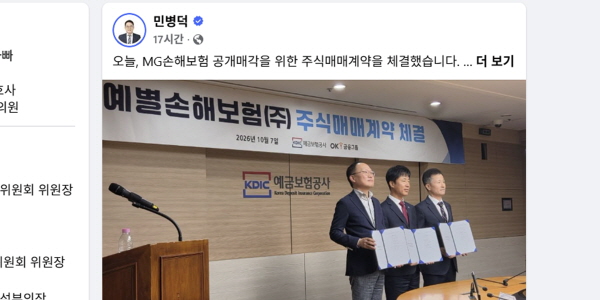김성식 예보 '예별손보 매각' 완수 막바지, 자금지원 뒤 재정관리가 관건