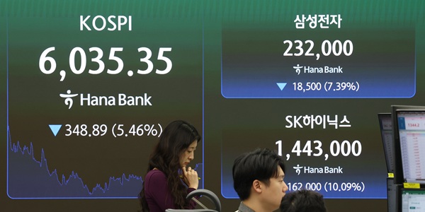 메모리반도체 투자심리 회복 난망, 삼성전자 SK하이닉스 주가 하락 미국 증시와 '악순환'