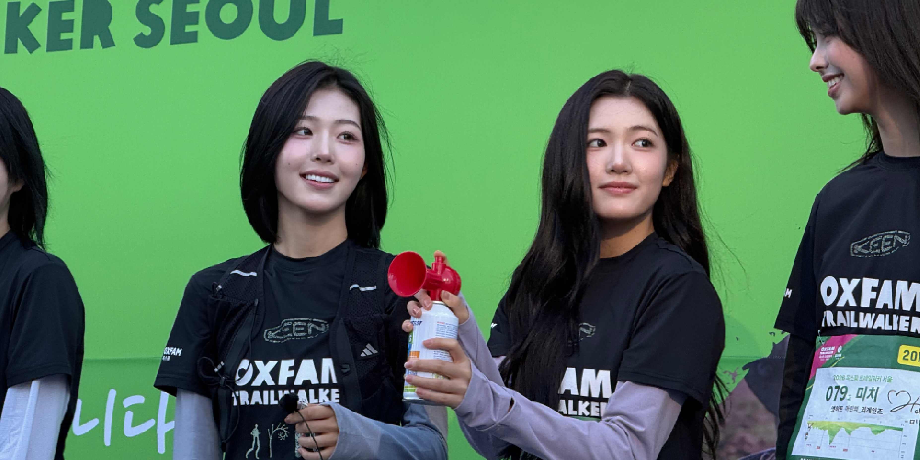 [현장] 걸그룹 앳하트의 옥스팜 트레일워커 도전기, "무대 밖에서 나눔 실천"