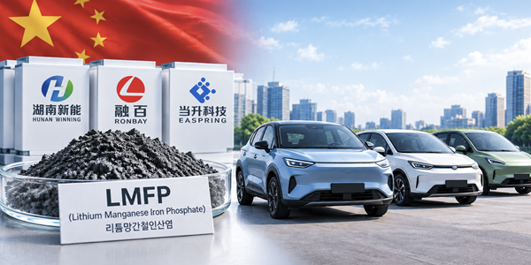 중국 LFP 개선한 LMFP 상용화 시동, K배터리 3사 중저가 전기차 배터리 추격자되나