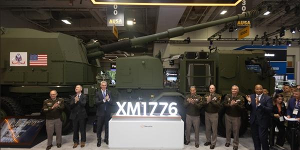 한화에어로 미국 육군 전시회 'AUSA 2026'서 K9 차륜형 자주포 실물 공개