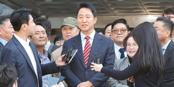 오세훈 '여론조사비 대납' 2심 무죄, 1심 유죄 뒤집혀 서울시정과 대선 행보 탄력
